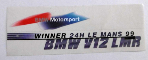 Werbe aufkleber bmw - bmw, motorsport