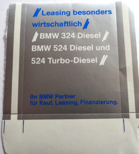 Werbe aufkleber bmw - werbe-aufkleber,