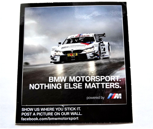 Werbe aufkleber bmw - bmw, motorsport