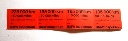 Service aufkleber bmw - service-aufkleber,