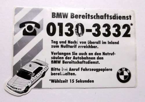 Werbe aufkleber bmw - werbe-aufkleber,
