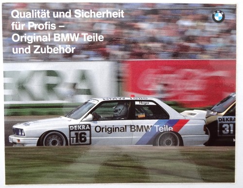 Werbe aufkleber original bmw - original,