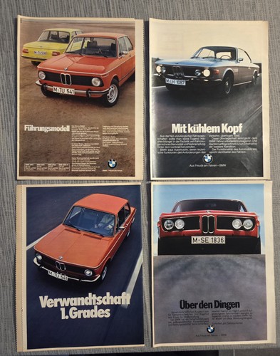 Bmw werbebilder 70er jahre - bmw,