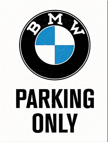 Kühlschrankmagnet bmw parking - kühlschrankmagnet,