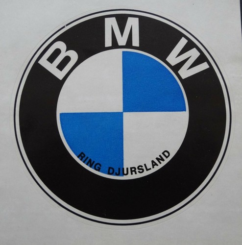 Werbe aufkleber bmw logo cm - bmw, 13