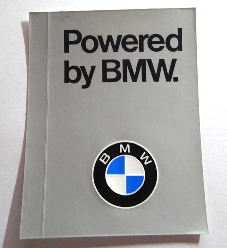 Werbe aufkleber powered bmw - powered,