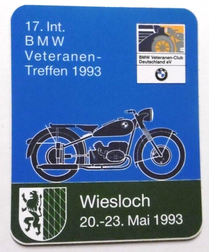 Werbe aufkleber int bmw - int.,