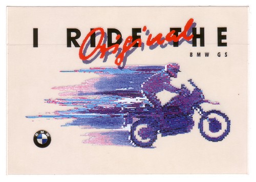 Bmw motorrad aufkleber i - gs,