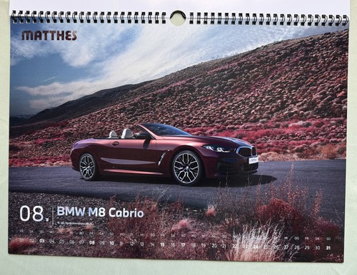 Bmw kalender 2025 m8 - xm,