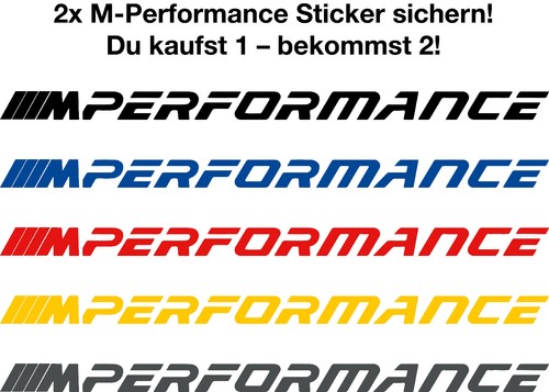 Set bmw m performance - 2, er