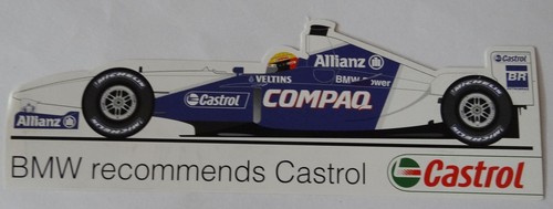 Werbe aufkleber bmw williams - werbe,
