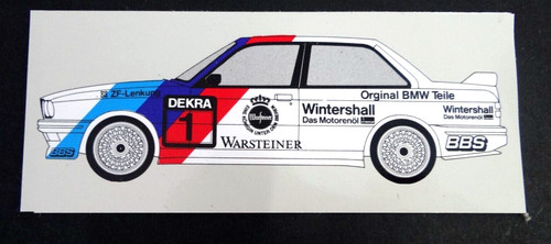 Werbe aufkleber bmw - bmw, dtm