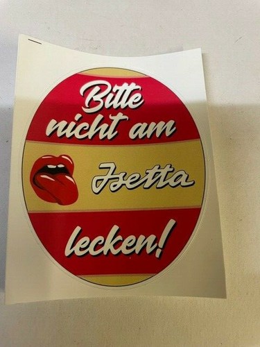 Bitte nicht isetta lecken - isetta,